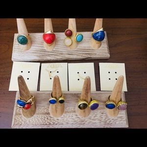 Amrita Singh semi-precious stone rings